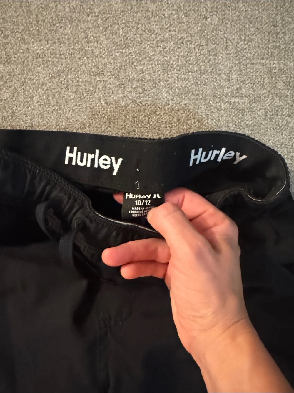 5/$15- Hurley shorts size 10/12